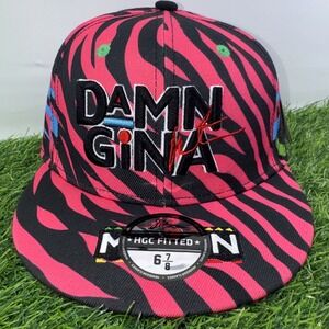 Martin Snapback Hat DAMN GINA PINK ZEBRA PRINT Headgear Classics Youth NEW